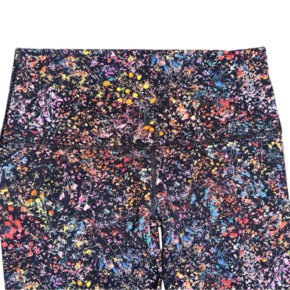 Lululemon Wunder Under Crop II Special Edition Scallop 24" Flowerescent Multi 10 - Picture 6 of 11